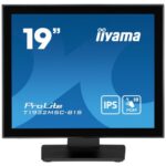 Monitor Touchscreen 19” SXGA PCAP 10 Touch, IPS, Anti-Glare, Edge-to-Edge Glass – iiyama T1932MSC-B1S