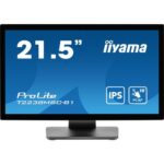 Monitor Touchscreen 21.5” Full HD, PCAP, Optical Bonded, Metal Housing – iiyama T2238MSC-B1