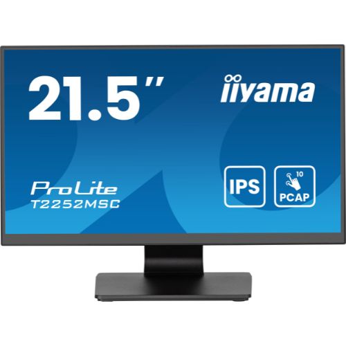 Monitor Touch 21.5” PCAP 10 puncte, Full HD, IPS, Anti-Glare, Negru – iiyama T2252MSC-B2AG