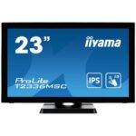Monitor tactil 23” Full HD, PCAP 10-touch, IPS, edge-to-edge anti-glare, HDMI/DP/VGA - iiyama T2336MSC-B3