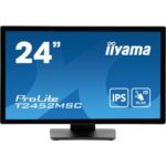 Monitor Touch 23.8” PCAP 10 puncte, Full HD, IPS, Negru, Anti-Fingerprint – iiyama T2452MSC-B1