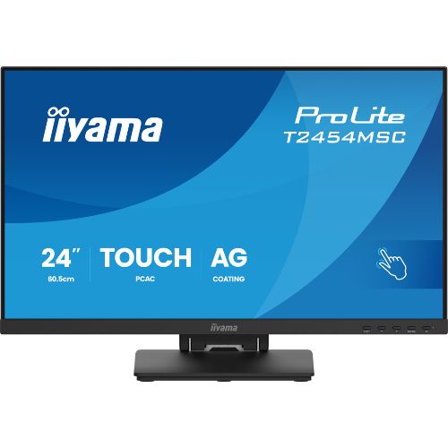 Monitor Touch 24” Full HD, InCell PCAP, IPS, Anti-Glare, HDMI/DP/USB – iiyama T2454MSC-B3AG