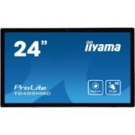 Monitor Touch 24” PCAP 10 puncte, Full HD, IPS, Webcam Integrat, Anti-Glare – iiyama T2455MSC