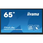 Display interactiv 65” 4K, PureTouch-IR 40-touch, USB-C 65W, iiWare 10, Wi-Fi 6, OPS - iiyama TE6512MIS-B3AG