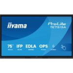 Display interactiv 75” 4K UHD cu Android 14 EDLA, touch DeepContrast-IR+ și design premium – iiyama TE7515A-B1AG