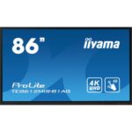 Display interactiv 86” 4K, IR multi-touch, USB-C (video + touch + PD), iiWare (Android), OPS - iiyama TE8612MIS-B1AG