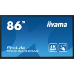 Display interactiv 86” 4K, PureTouch-IR 40-touch, USB-C 65W, iiWare 10, Wi-Fi 6, OPS - iiyama TE8612MIS-B3AG