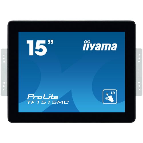 Monitor Touchscreen Open Frame 15” PCAP Touch 10 puncte, XGA, Touch prin sticlă – iiyama TF1515MC-B2