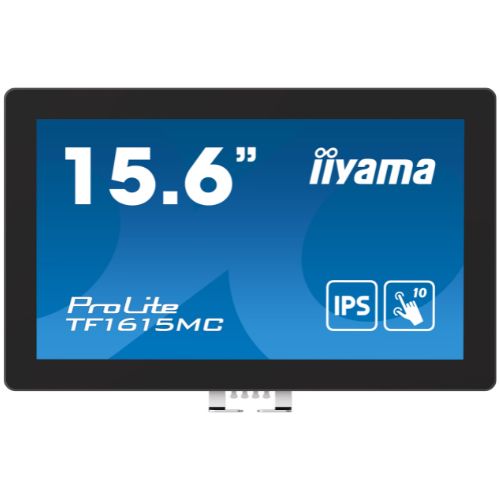 Monitor Touchscreen 15.6” Open Frame  Full HD PCAP 10 Touch, IPS, HDMI/DP, Edge-to-Edge, IP65 – iiyama TF1615MC-B1