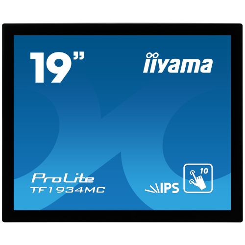 Monitor Touchscreen Open Frame 19” SXGA PCAP 10 Touch, IPS, Touch Through Glass, IP65 – iiyama TF1934MC-B7X