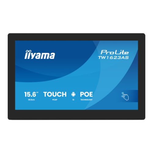 PC All-in-One 15.6” Touchscreen, Android 13, PoE, Anti-Glare – iiyama TW1623AS-B3P