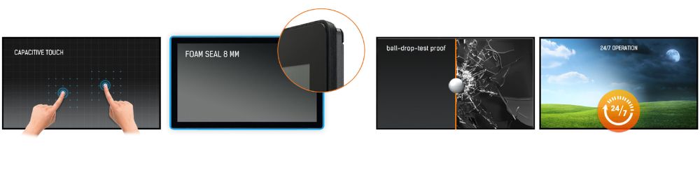 Touchscreen Open-Frame 32” Full Hd, Pcap 10-Touch, Edge-To-Edge Anti-Glare, Hdmidpvga - Iiyama Tf3215Mc-B1