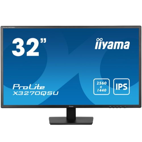 Monitor 32”, IPS WQHD, 100Hz, HDMI/DP, USB Hub, Boxe integrate – iiyama X3270QSU-B1