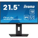 Monitor 21.5'' IPS, Full HD 100Hz, hub USB 3.2, stand ergonomic - iiyama ProLite XUB2292HSU-B6