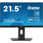 Monitor 21.5'' IPS, Full HD 100Hz, stand ergonomic cu hub USB - iiyama ProLite XUB2293HSU-B7