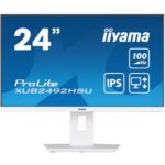 Monitor 24'' IPS, Full HD 100Hz, alb, hub USB 3.2, stand ergonomic - iiyama ProLite XUB2492HSU-W6