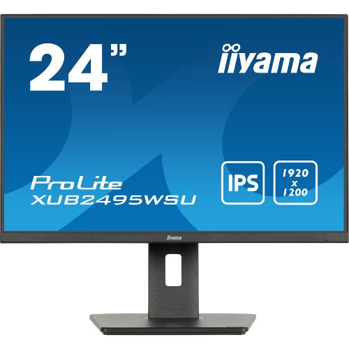 Monitor 24.1'' WUXGA, IPS 75Hz, USB-C, stand ergonomic - iiyama ProLite XUB2495WSU-B7