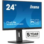 Monitor 24'' IPS, Full HD 100Hz, USB-C Dock cu LAN - iiyama ProLite XUB2497HSN-B2