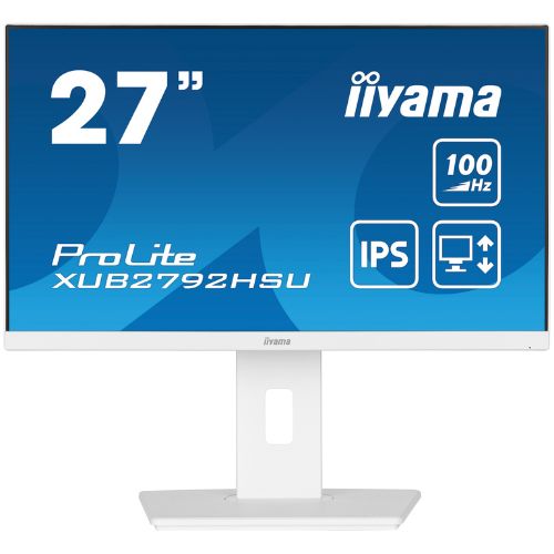 Monitor 27'' IPS, 100Hz, USB 3.2, alb - iiyama ProLite XUB2792HSU-W6