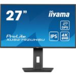 Monitor 27'' 4K IPS, USB-C, stand ergonomic DPS - iiyama ProLite XUB2792UHSU-B6