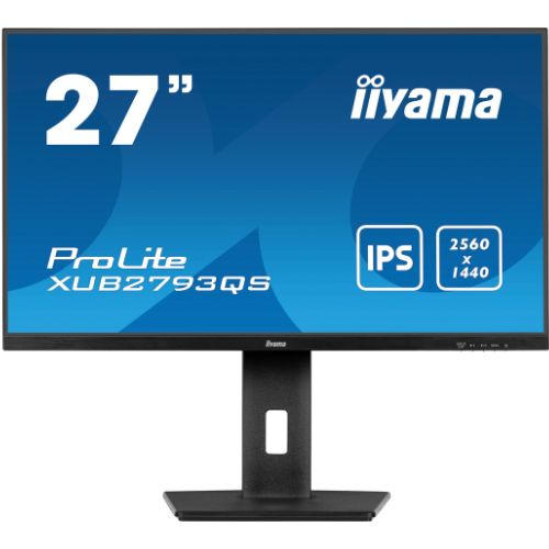 Monitor 27'' QHD, IPS 100Hz, stand ergonomic - iiyama ProLite XUB2793QS-B7