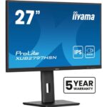 Monitor 27” IPS Full HD, USB-C Dock 65W, LAN RJ45, 100Hz – iiyama XUB2797HSN-B2