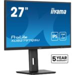 Monitor 27” QHD IPS, 100Hz, 1ms MPRT, USB 3.2 Hub, HDMI/DP, reglaj înălțime – iiyama XUB2797QSU-B2