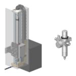 Aplicator Pneumatic Apx 7020 Dreapta Cursa 200 Mm Carl Valentin 92.97.0020A