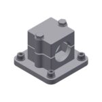 Clemă Cu Flanșă Ø 40 Mm Dublu Ilx Carl Valentin 90.74.942 Clema Cu Flansa O 40 Mm Dublu Ilx Carl Valentin 90.74.942