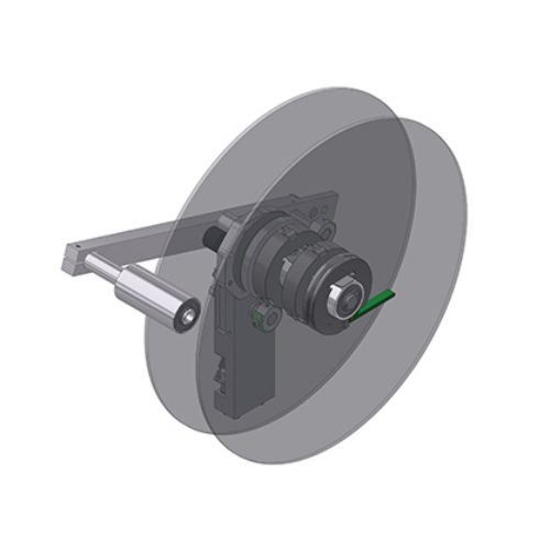 Derulator etichete PA74P ILX 5X dreapta max. Ø 330mm Carl Valentin 9274001B