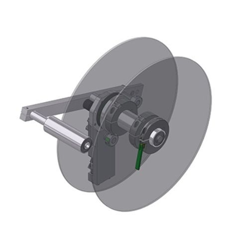Derulator etichete PA76B ILX 8X dreapta max. Ø 330mm Carl Valentin 9274010B