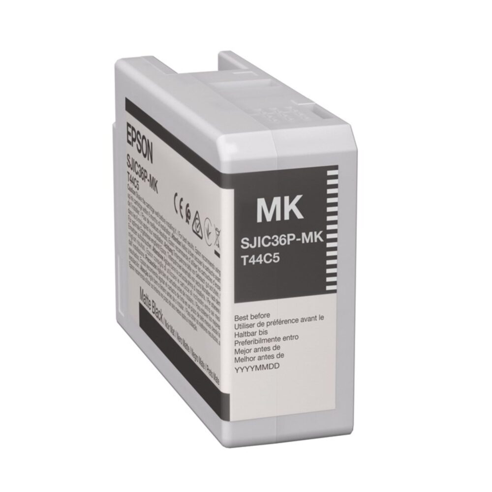 Cartuș cerneală negru mat 80 ml pentru ColorWorks C6000 / C6500 MK Epson C13T44C540