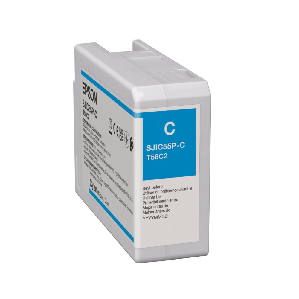 Cartuș cerneală cyan EPSON ColorWorks D6000 / D6500 C13T58C240