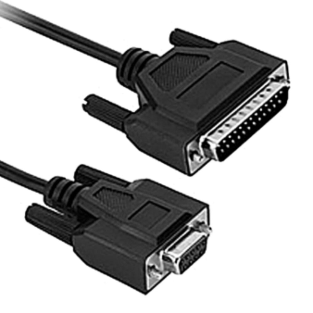 Cablu RS-232 POS, 1.5m, 25M/9F, negru Epson DK234SW15