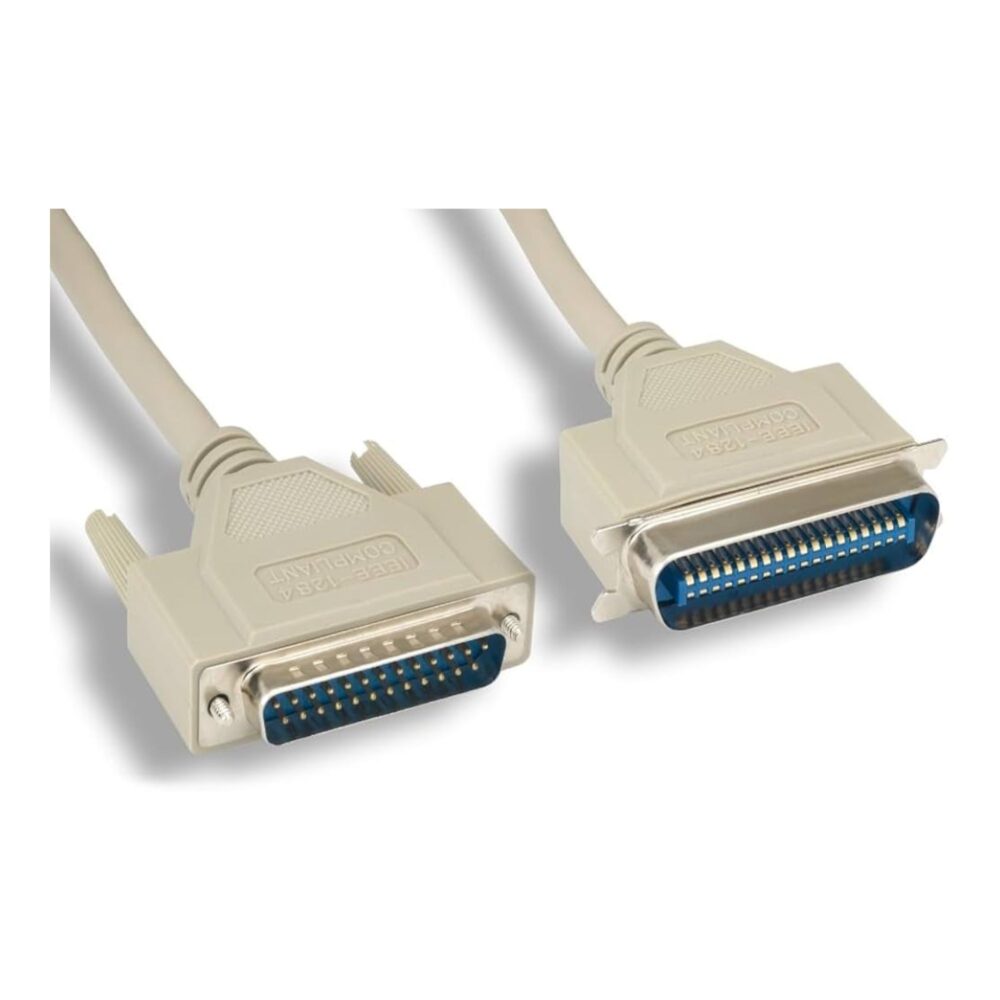 Cablu paralel Centronics 1.8m pentru imprimante POS, White Epson PARKAB