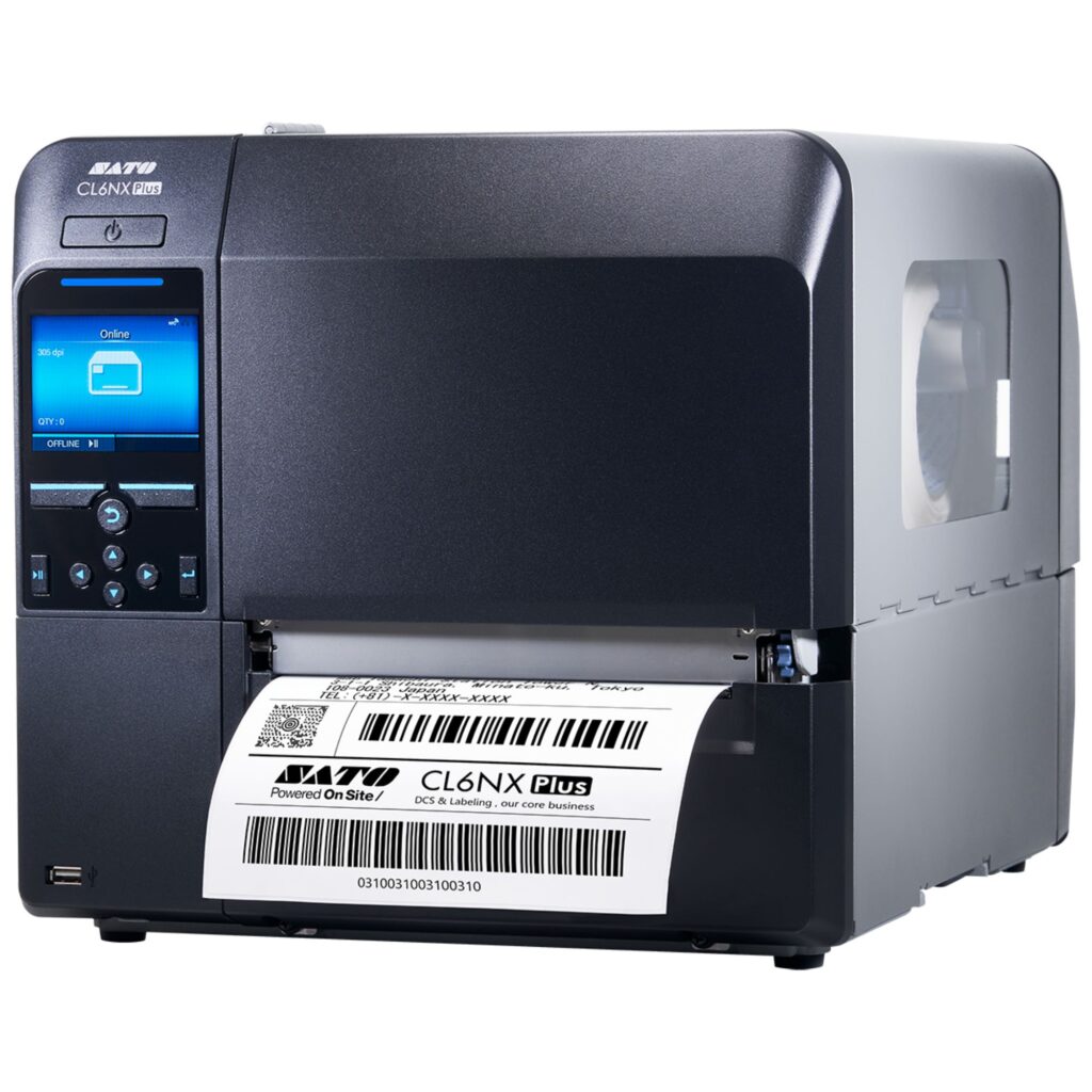 Imprimantă Industrială Cl6Nx Plus 305 Dpi Bluetooth, 6”, Thermal Transfer, Cablu Eu Sato Wwclpb00Neu