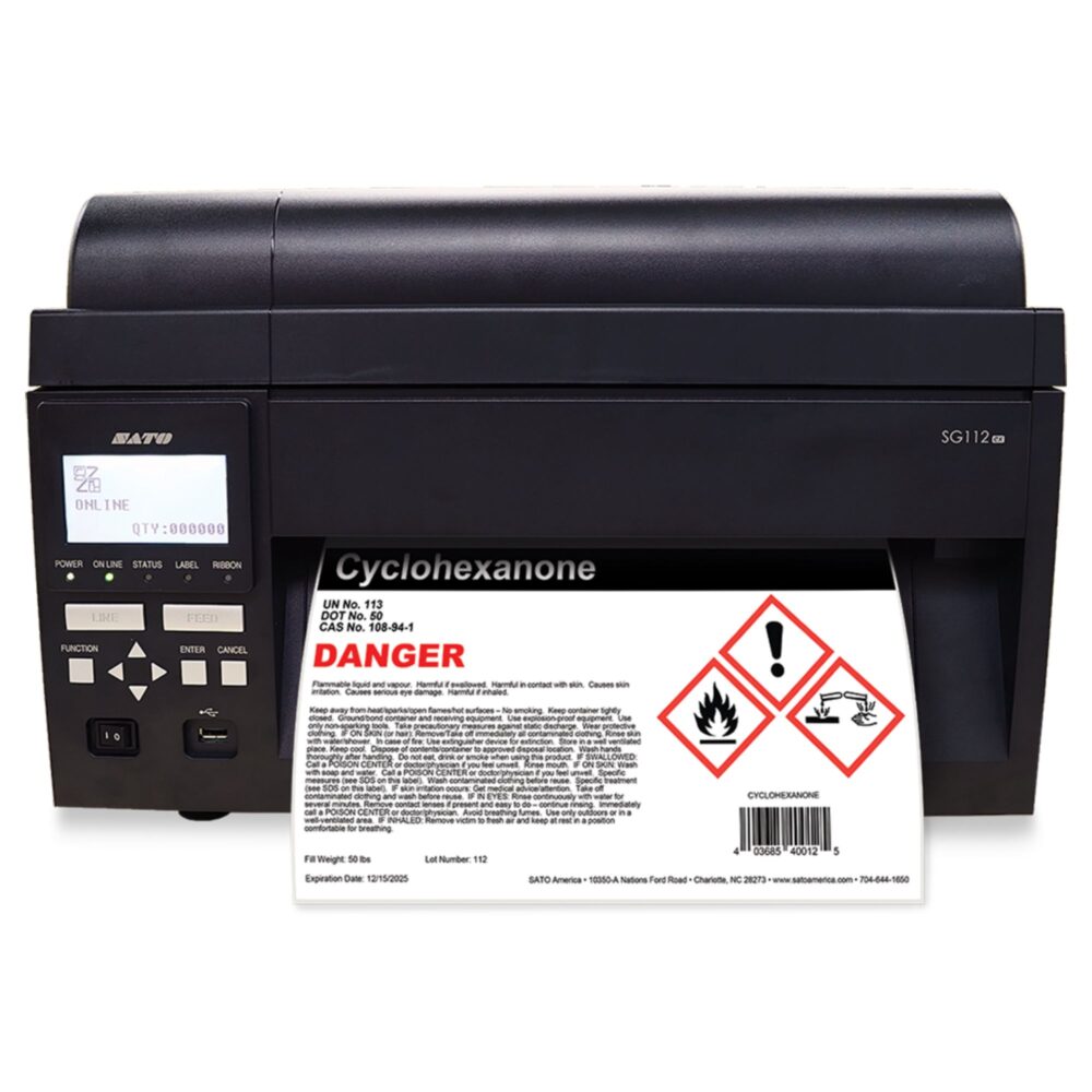 Imprimantă Industrială Etichete SATO SG112-ex Series