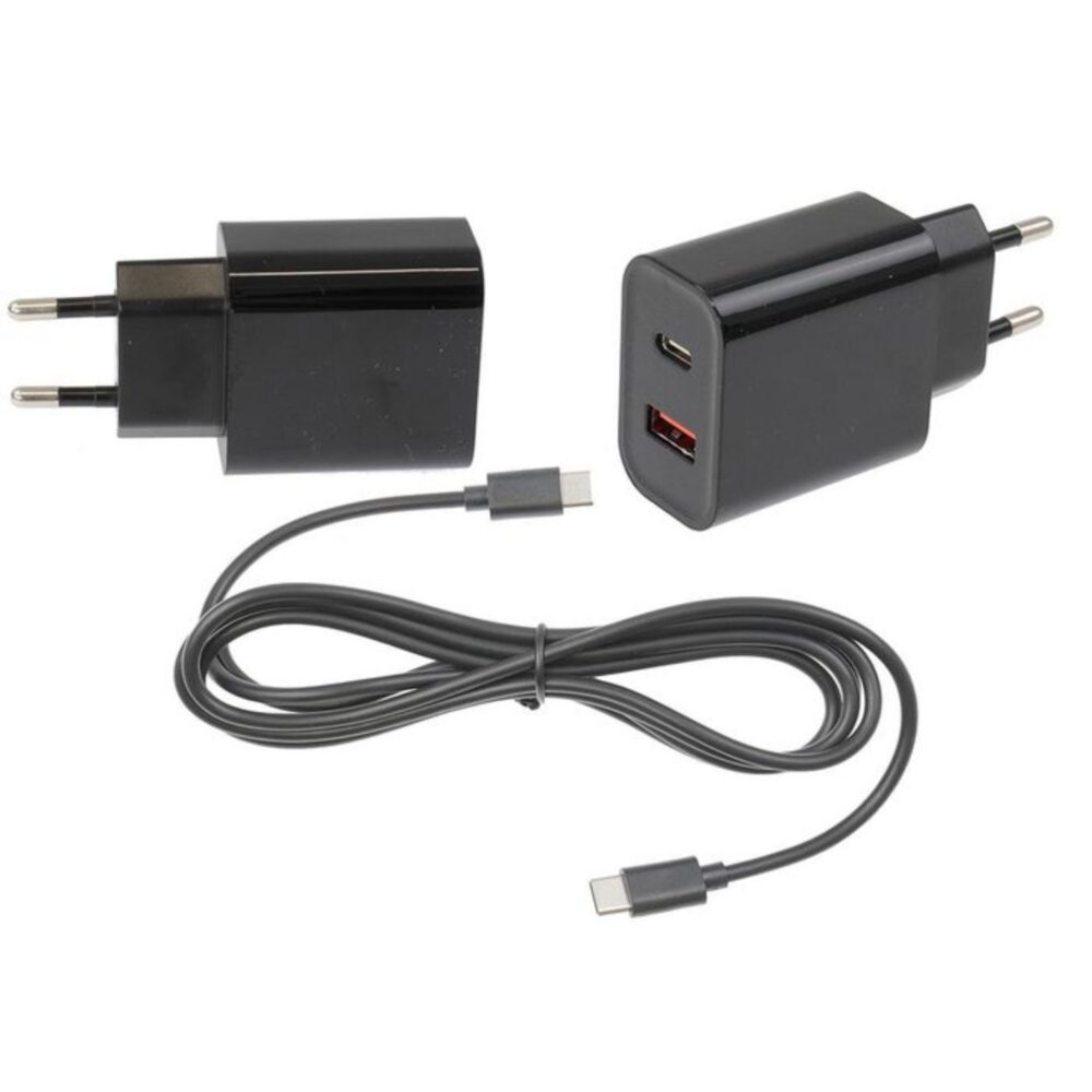 Adaptor de perete Brodit USB-C USB-A 945084