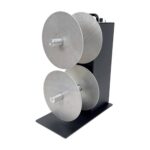 Rewinder etichete TWIN-CAT-2 dual spindle cu suport miez 1 inch Labelmate LMR016/LMX460