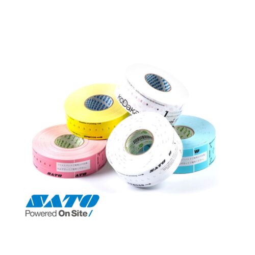 Brățară Safety Band TT Line 293mm x 30mm tip lat pentru adulți Albastru SATO 060002621