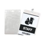 Holder badge IDS 36H din vinil pentru card 86 x 54 mm cu top întărit 100 buc 1453000