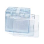 Holder badge IDS 78 H din policarbonat transparent orizontal 100 buc 1454112