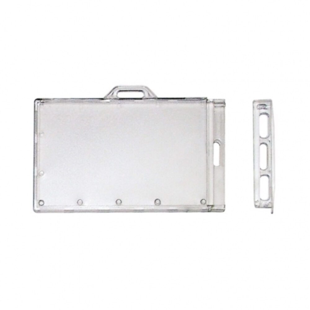 Holder 2 carduri IDS 76 din policarbonat cu sliding cover 100 buc 1454230