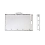 Holder 2 carduri IDS 76 din policarbonat cu sliding cover 100 buc 1454230