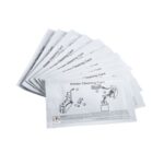 Carduri de curățare pachet 10 cu adeziv dublu pentru role de transport 524405-001