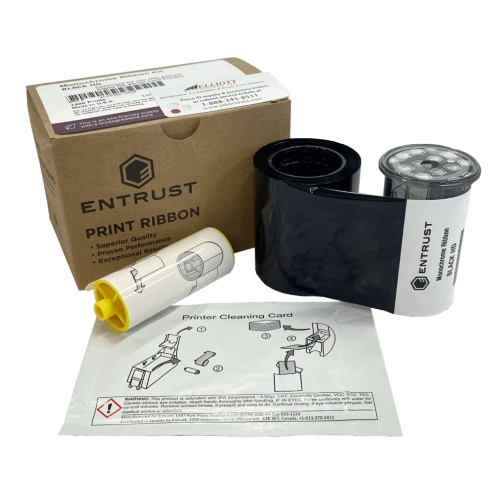 Ribbon negru premium opacitate mare Entrust 525900-002