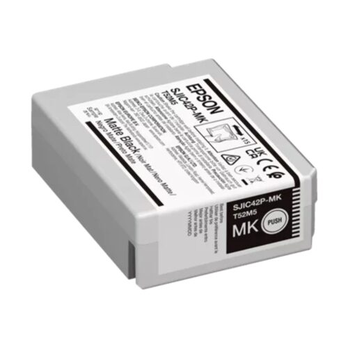 Cartuș cerneală Black Matte 50 ml pentru ColorWorks C4000 Epson C13T52M540