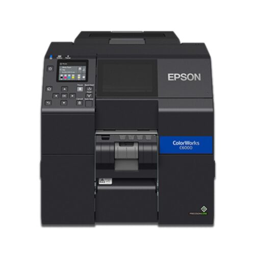 Imprimantă etichete color 4” CW-C6000Ae MK, 1200 dpi, Auto Cutter, USB + Ethernet, Epson C31CH76102MK