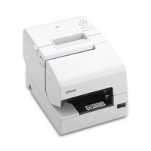 Imprimantă POS multifuncțională TM-H6000VI, 500 mm/s, USB + RS232 + Ethernet, cutter automat, albă Epson C31CL25101