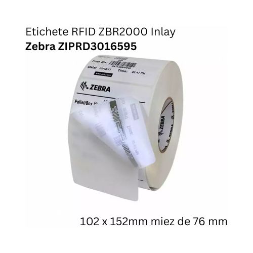Etichete RFID 102 x 152 mm ZBR2000 Inlay/Z-Perform 1000D Zebra ZIPRD3016595